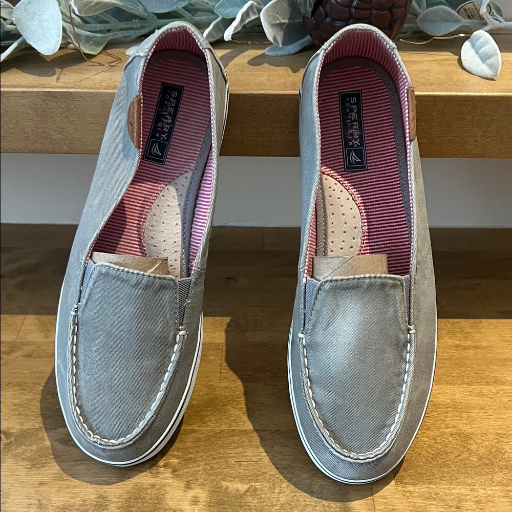 Sperry Zuma Gray Slip-On Shoe